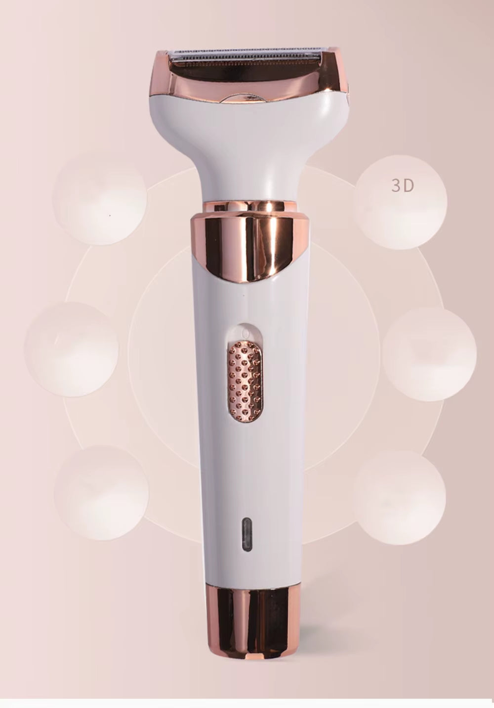 Electric Razor Women Painless 4In1 Women Shaver Hair Remover Face Legs Underarm Portable Waterproof Bikini Trimmer Wet Dry Lady