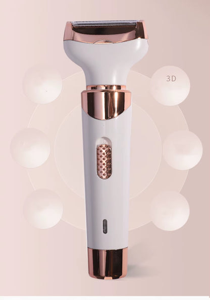 Electric Razor Women Painless 4In1 Women Shaver Hair Remover Face Legs Underarm Portable Waterproof Bikini Trimmer Wet Dry Lady